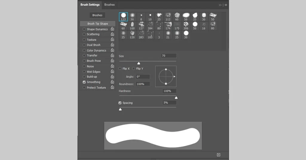 Layer Mask Using Brush Tool